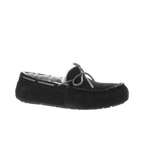 UGG Mens Olsen Black Moccasin Slippers Size 12 Medium (D, M)